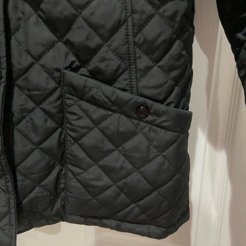 Ladies Quilted Snap Front Jacket, Black, size Medium - NWT, Fossa Apparel Brand - Picture 4 of 9